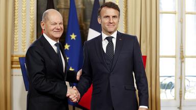 Macron und Scholz bei Beratungen zur EU