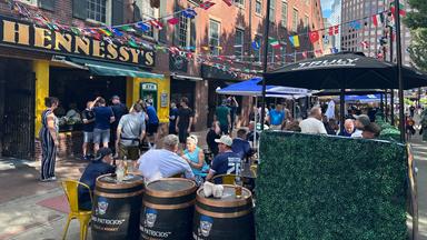Schottische Fans sorgten in Boston teilweise für trockene Zapfhähne.