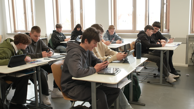 Schüler der Realschule Rosenheim