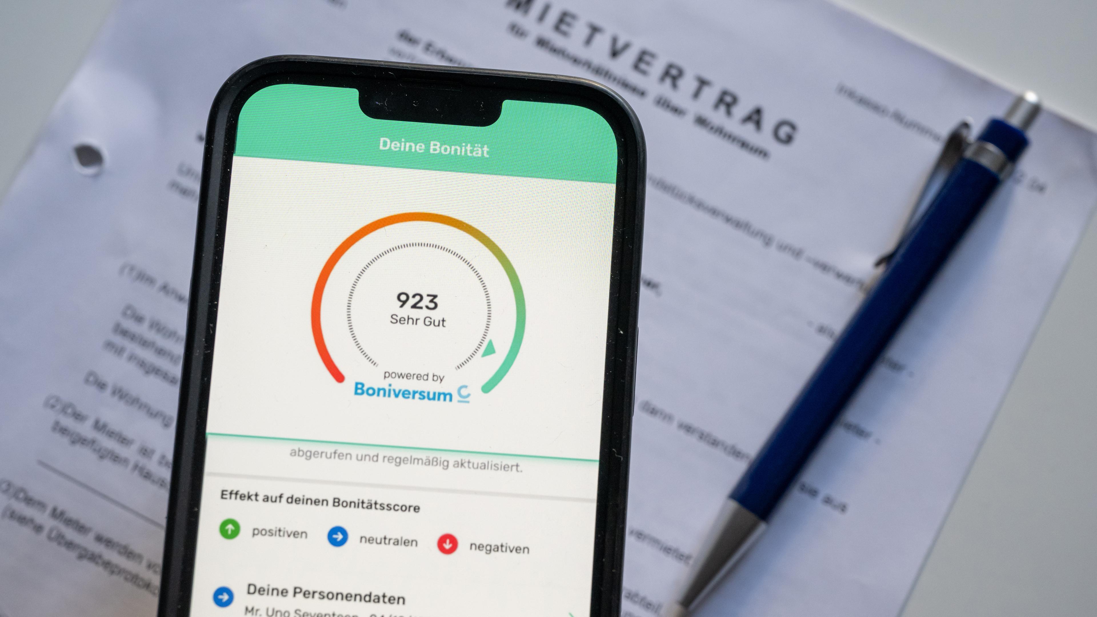 Symbolbild: App Bonify vor Mietvertrag