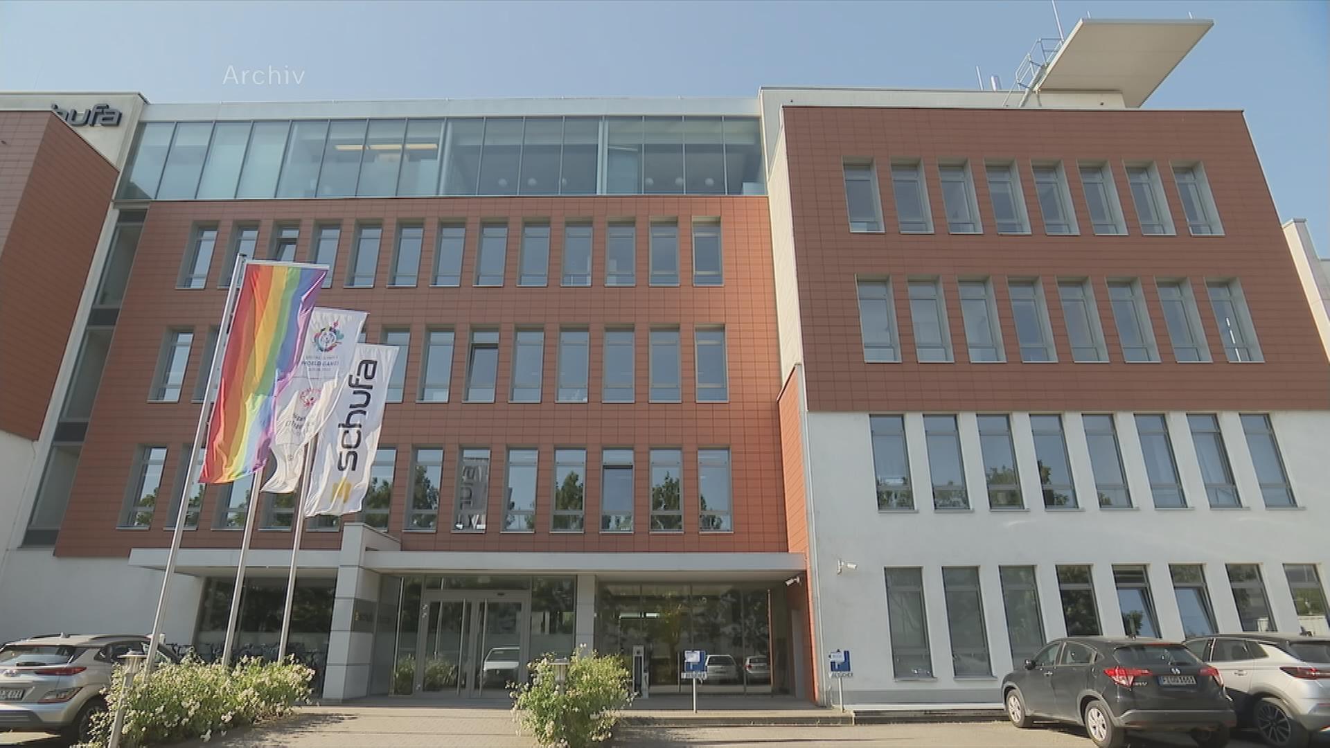 Auf dem Bild das Schufa-Gebäude