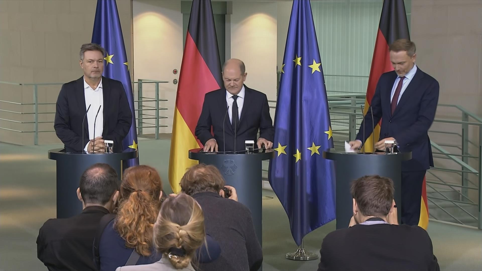 Schuldenbremse - Scholz, Lindner, Habeck