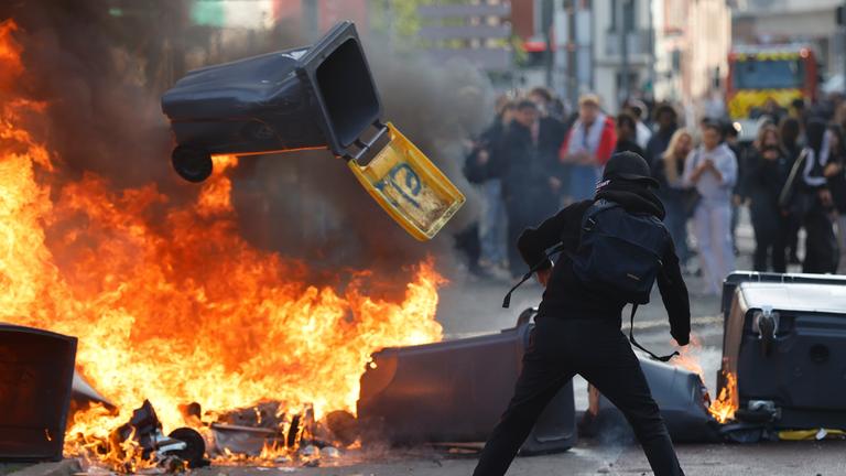 Schulproteste in Frankreich
