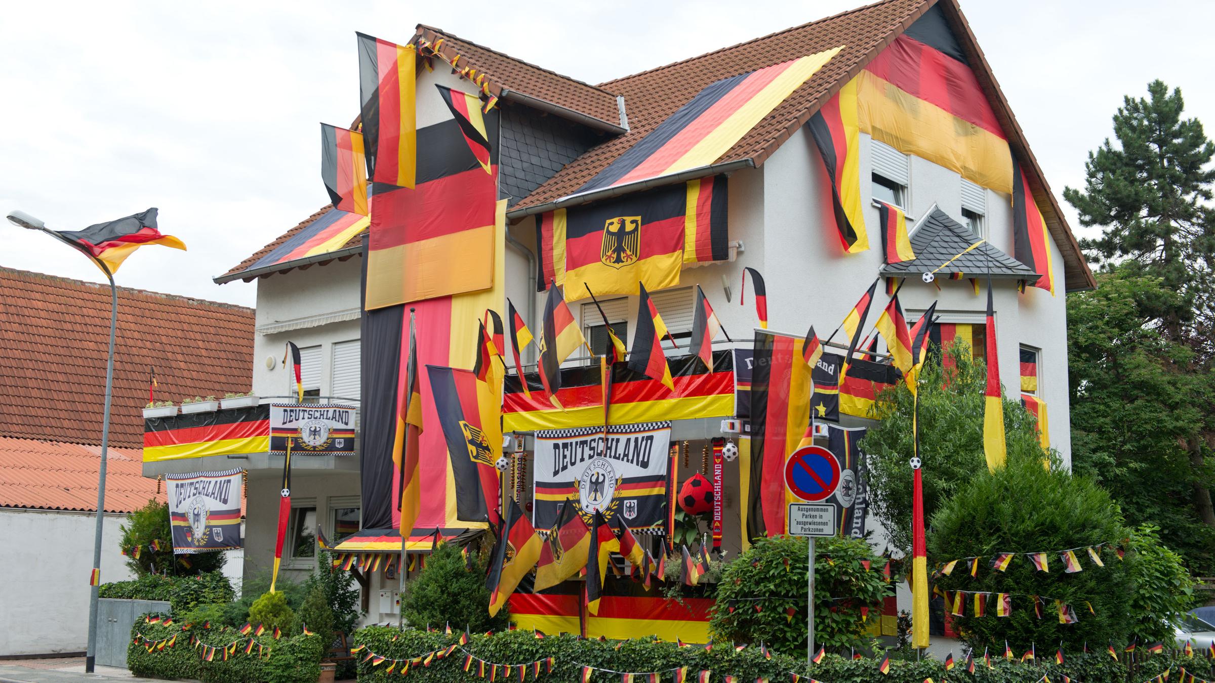 Deutschlandfahnenhaus