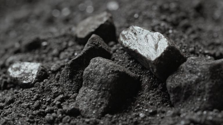 Nahaufnahme Kohlehaufen