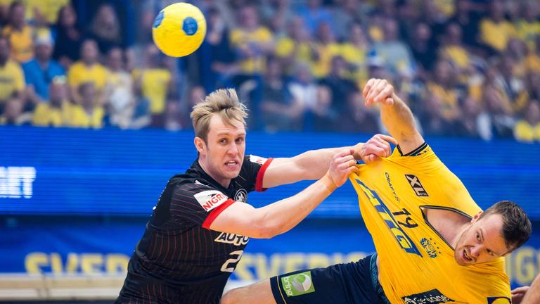 Marian Michalczyk aus Deutschland und Felix Claar aus Schweden in Aktion.