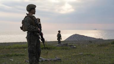 US-Soldaten bei Übung auf Gotland
