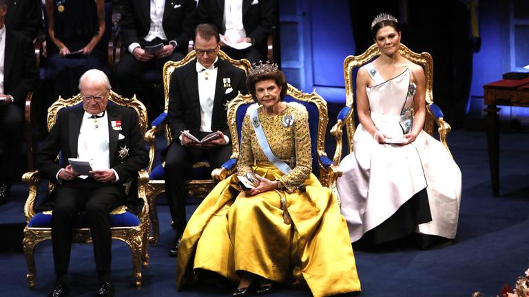 Schwedische Royals bei Nobelpreisverleihung