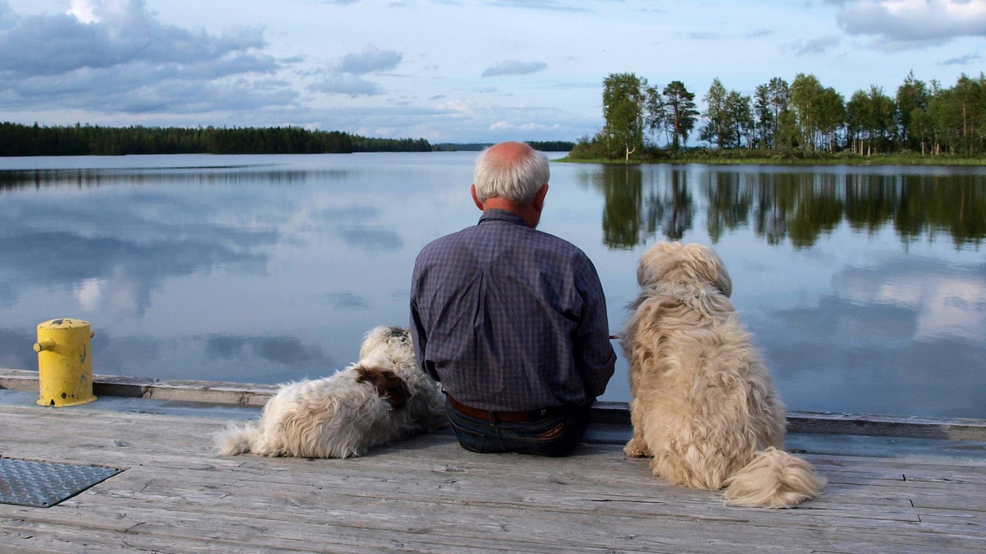 Ein Rentner in Schweden