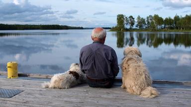Ein Rentner in Schweden