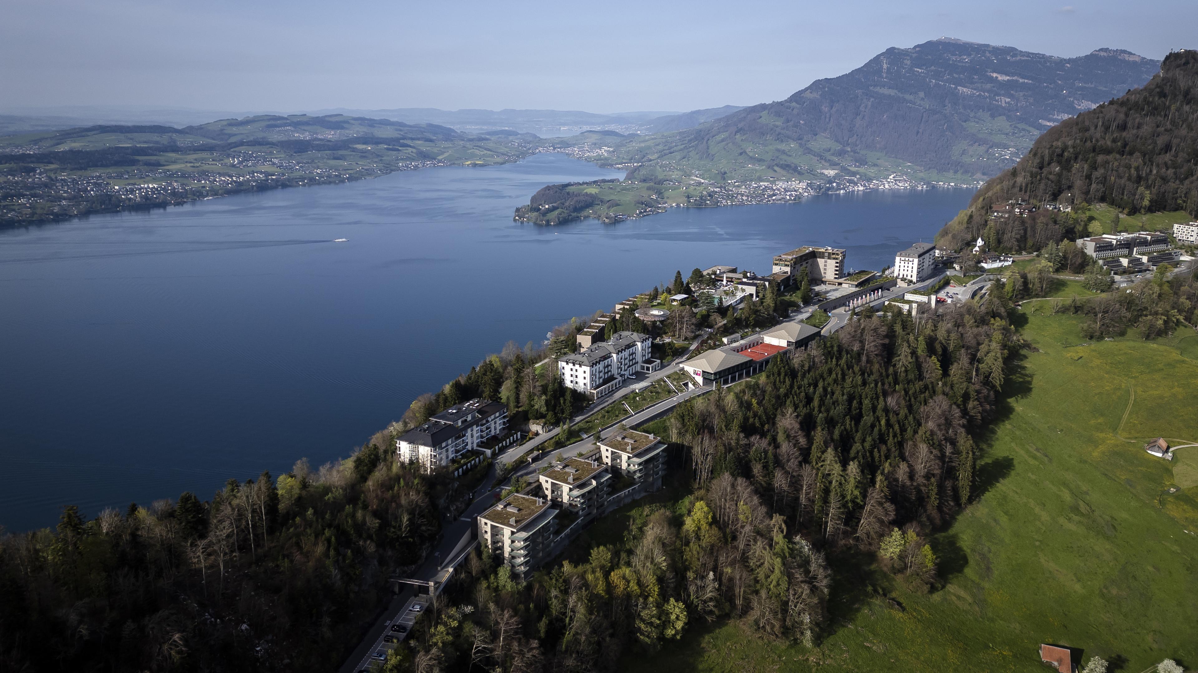 Blick auf den Vierwaldstättersee in Österreich