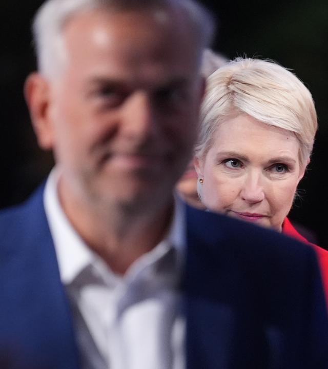 Leif-Erik Holm und Manuela Schwesig