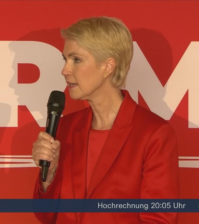 Ministerpräsidentin Manuela Schwesig (SPD) zur Landtagswahl in Mecklenburg-Vorpommern