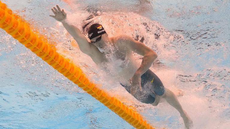 Lukas Märtens (Deutschland) bei den World Aquatics Championships.