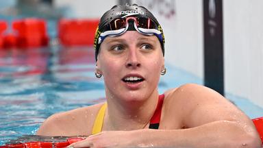 Angelina Köhler aus Deutschland nach ihrem Halbfinale.