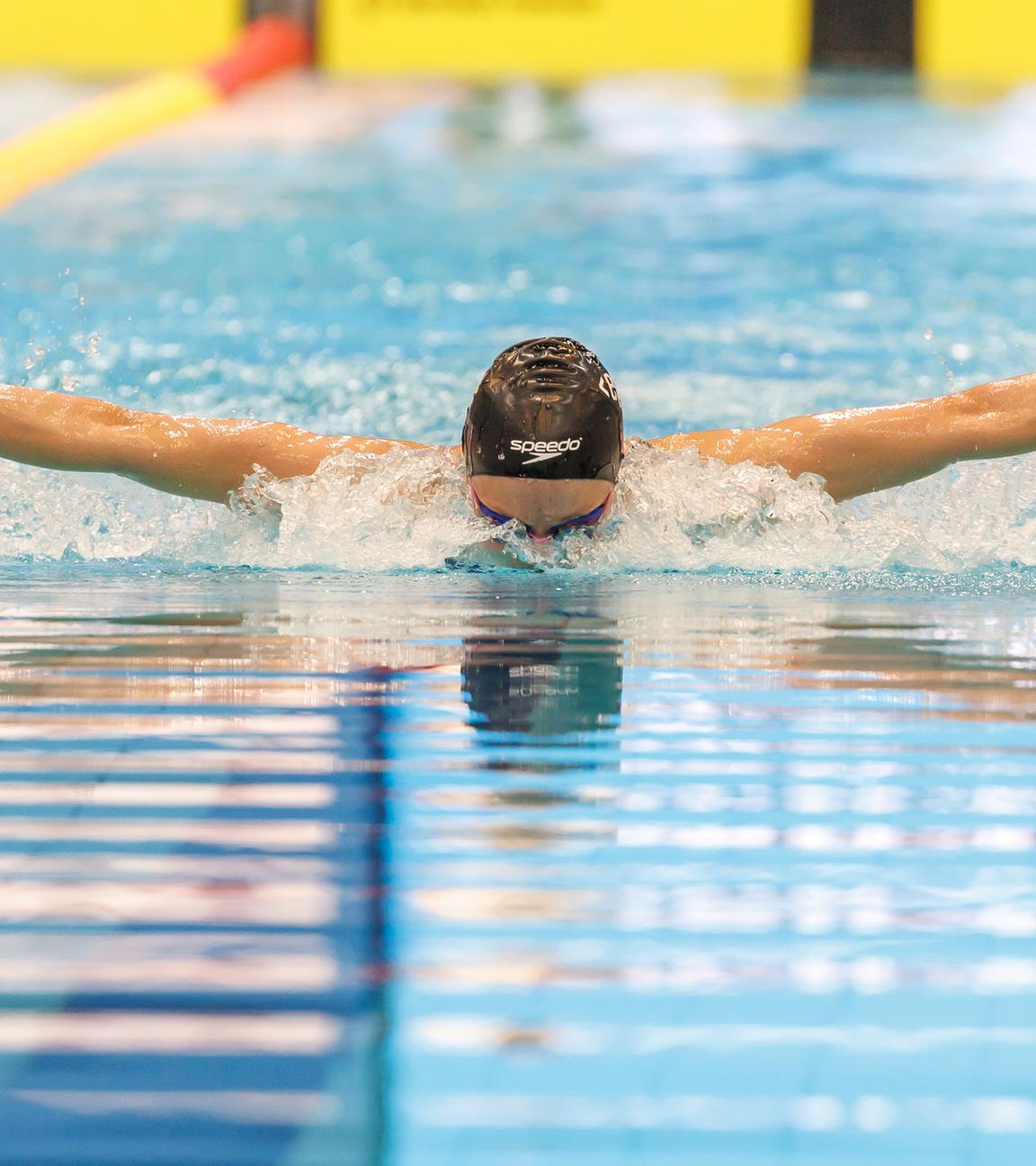 Linda Roth kann sich bei den Deutschen Meisterschaften in Berlin ihren ersten Deutschen Meistertitel über die 400m Lagen sichern. 