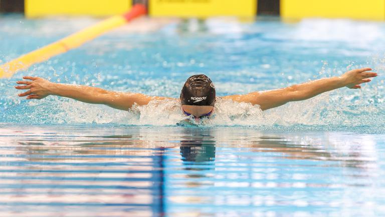Linda Roth kann sich bei den Deutschen Meisterschaften in Berlin ihren ersten Deutschen Meistertitel über die 400m Lagen sichern. 