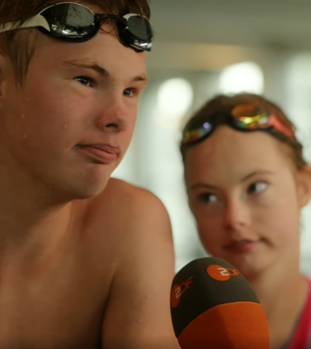 Schwimm-Talente Emma und Felix Vorwerk
