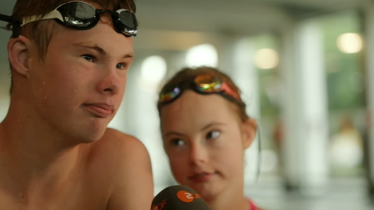 Schwimm-Talente Emma und Felix Vorwerk