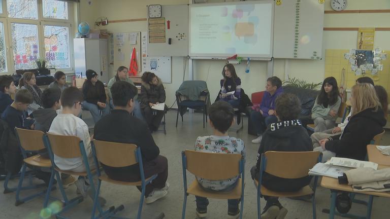 Kinder bei einem Workshop