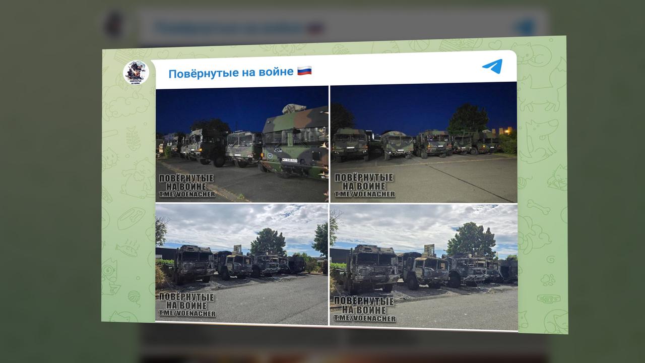 Erfurt: Russian blogs boast about arson attack on Bundeswehr truck