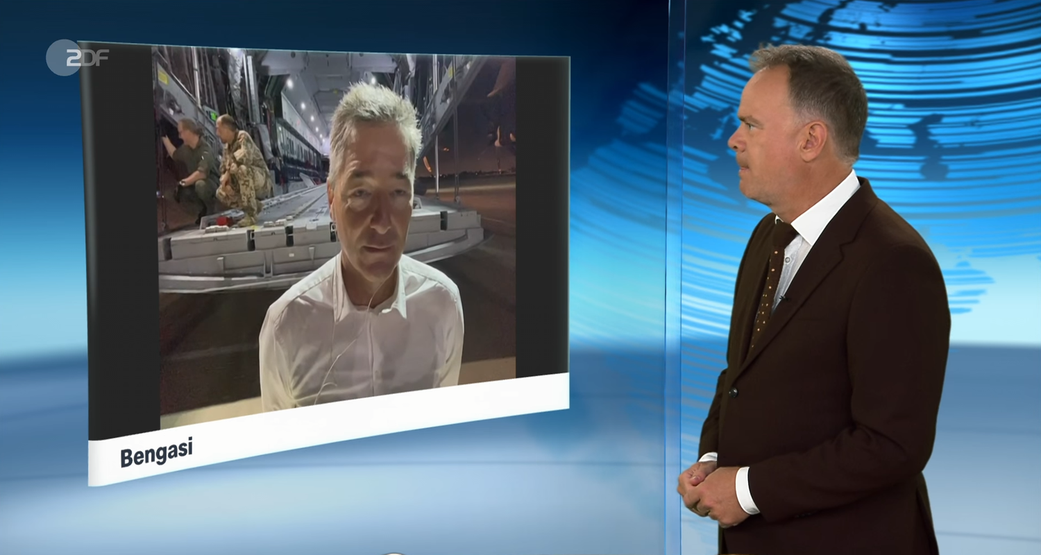 Der deutsche Botschafter in Libyen, Michael Ohnmacht im Gespräch im heute journal