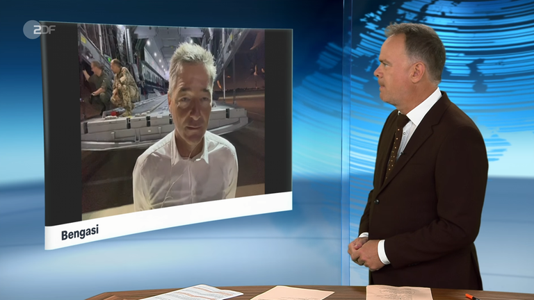 Der deutsche Botschafter in Libyen, Michael Ohnmacht im Gespräch im heute journal