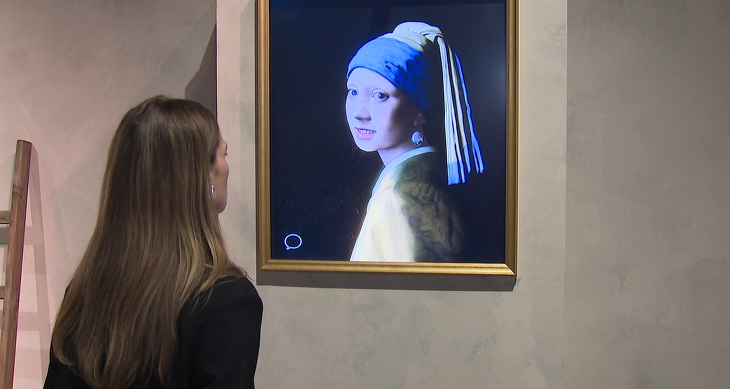 Virtuelle Kunst von Vermeer