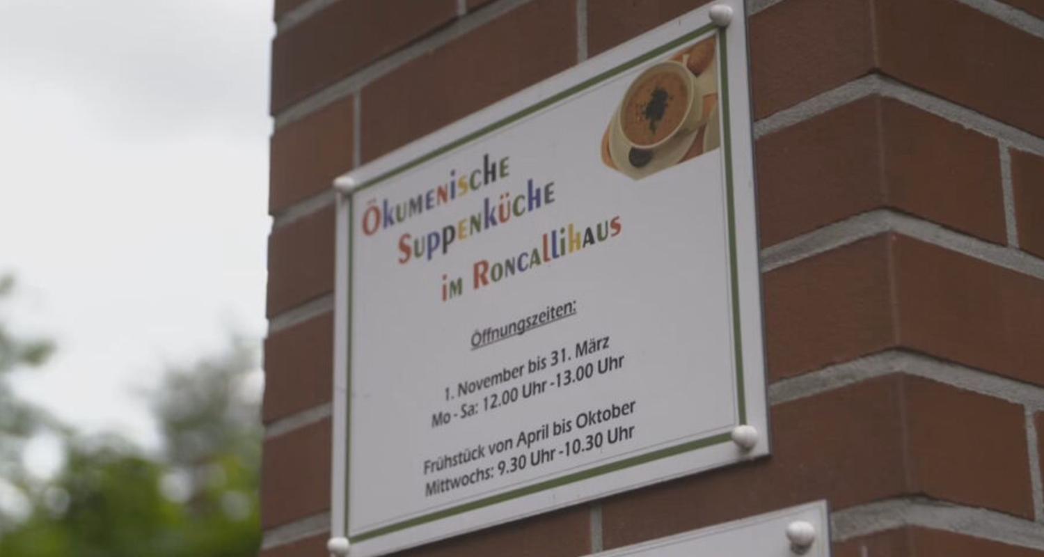 Anonymer Spender spendet Suppenküche