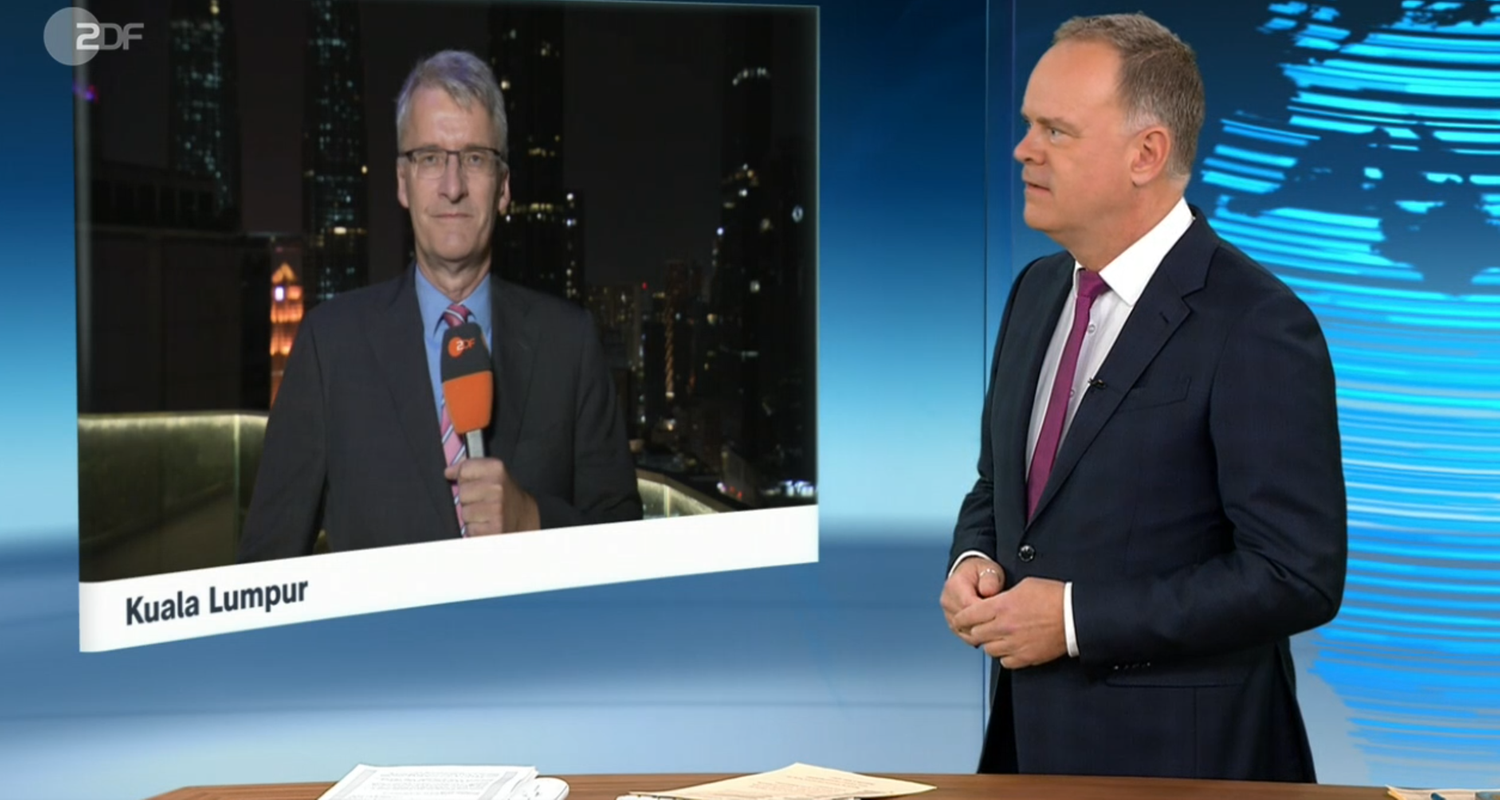 Schaltgespräch mit Elmar Theveßen