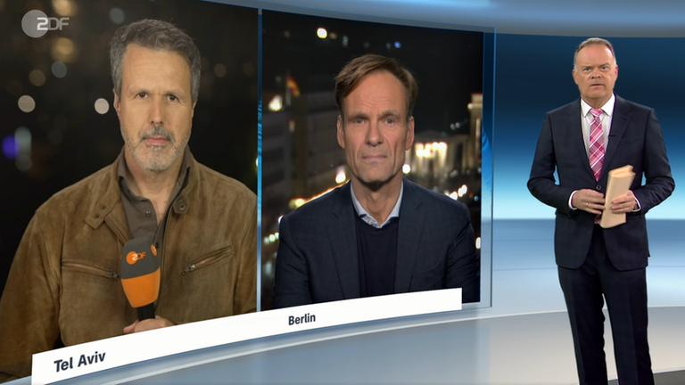 Schaltgespräch zwischen Christian Sievers und Thomas Reichart, sowie Wulf Schmiese