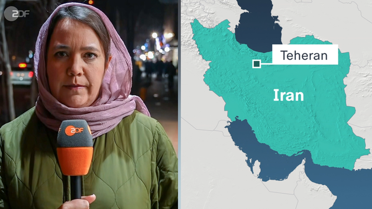 Schaltgespräch mit Phoebe Gaa in Iran