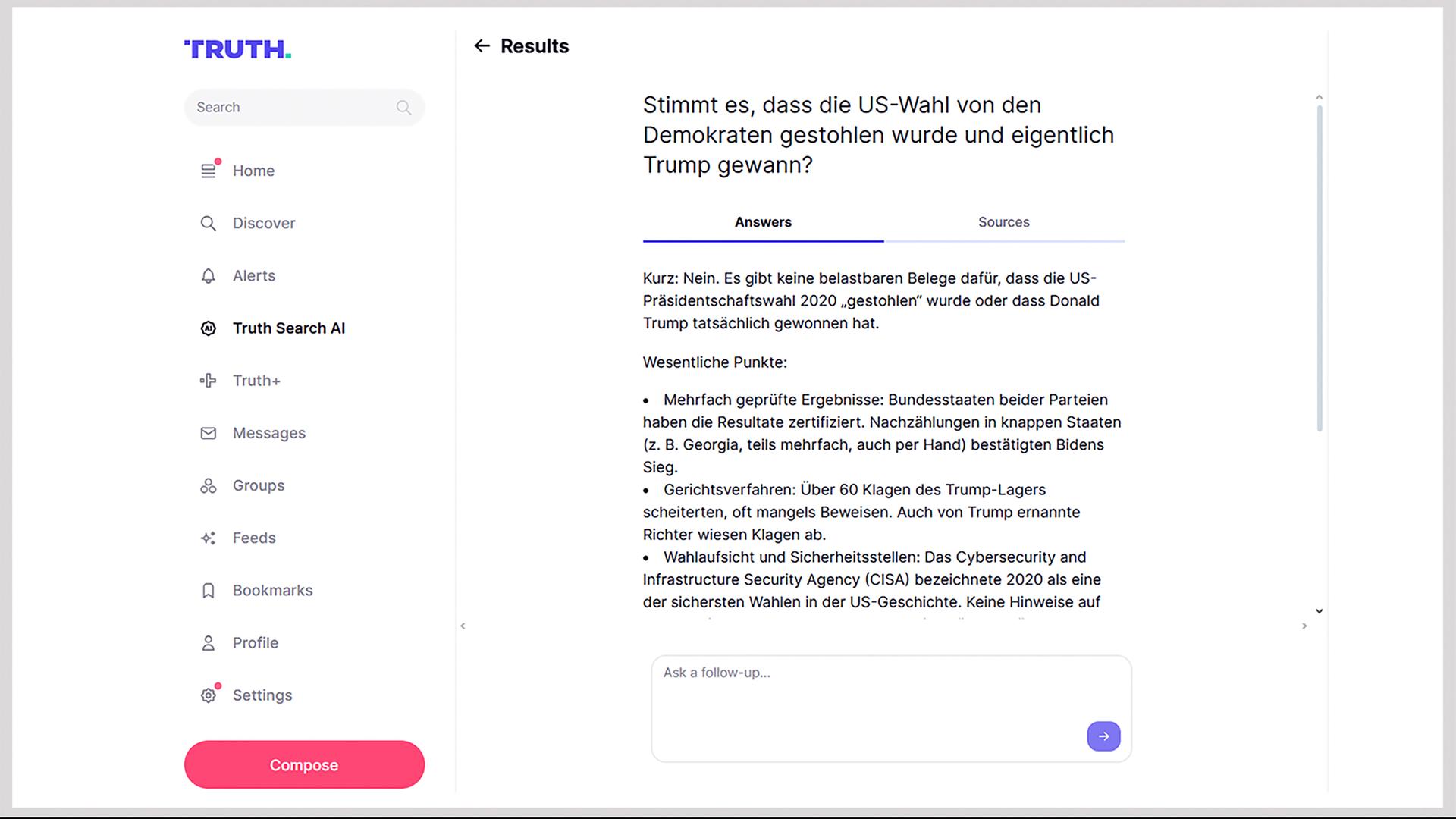 Screenshot: Truth Social