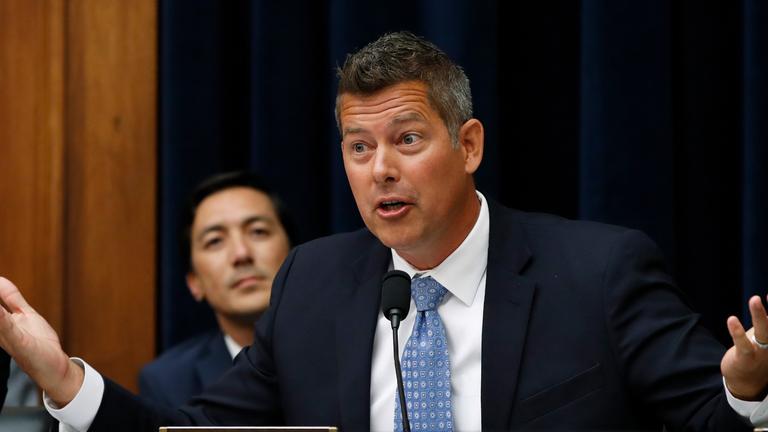 Der Abgeordnete Sean Duffy, Republikaner aus Wisconsin, spricht während einer Anhörung am 18. Juli 2018 auf dem Capitol Hill in Washington. 
