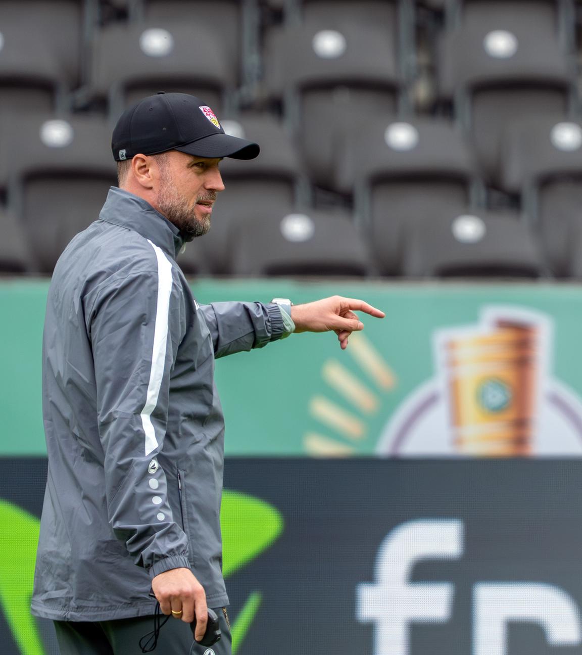 Stuttgarts Trainer Sebastian Hoeneß