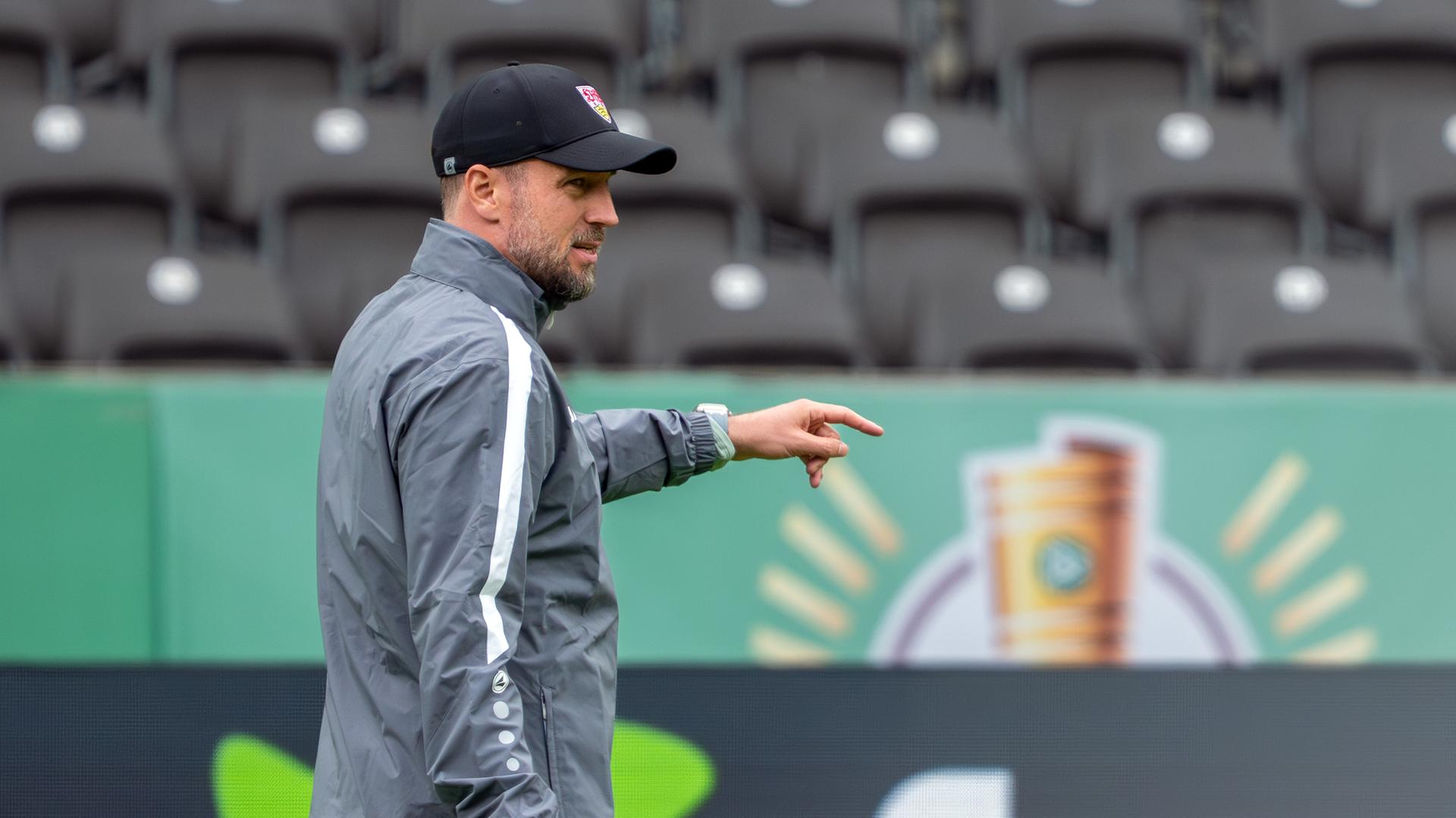 Stuttgarts Trainer Sebastian Hoeneß