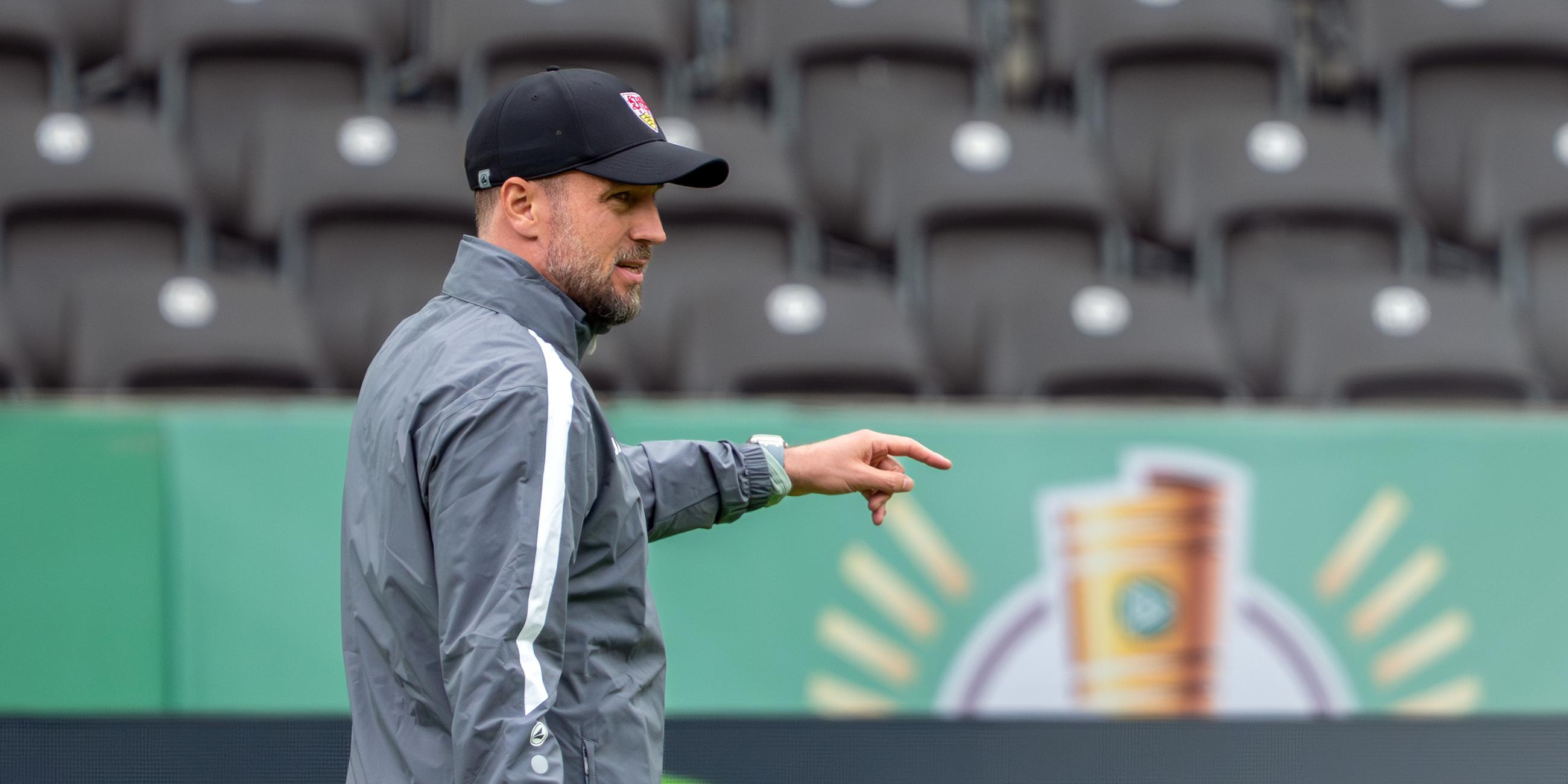 Stuttgarts Trainer Sebastian Hoeneß