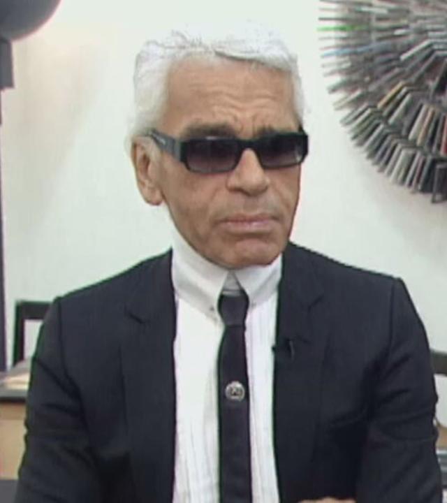 Modedesigner Karl Lagerfeld