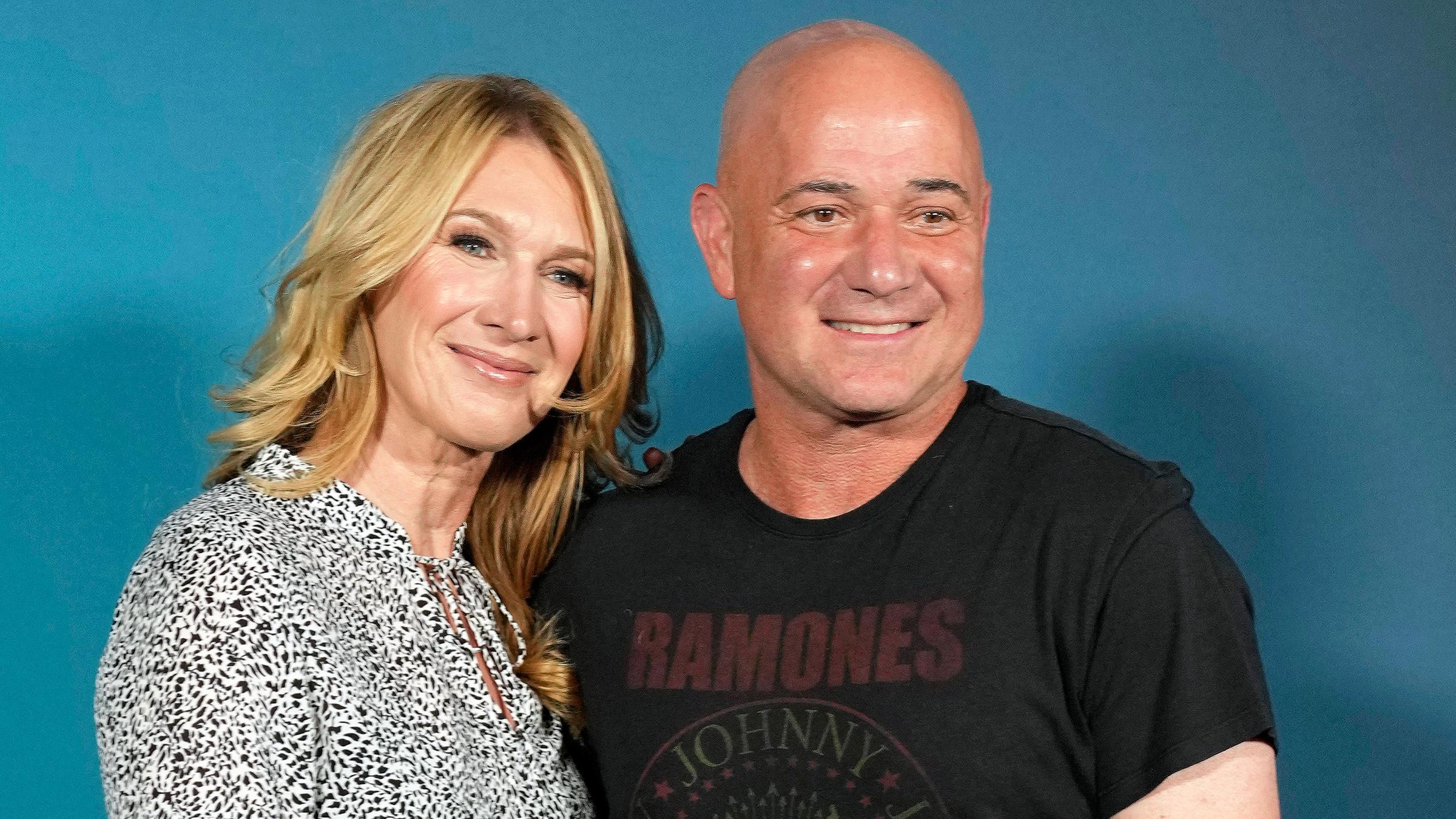 Ex-Tennis Star Steffi Graf mit Ehemann Andre Agassi 