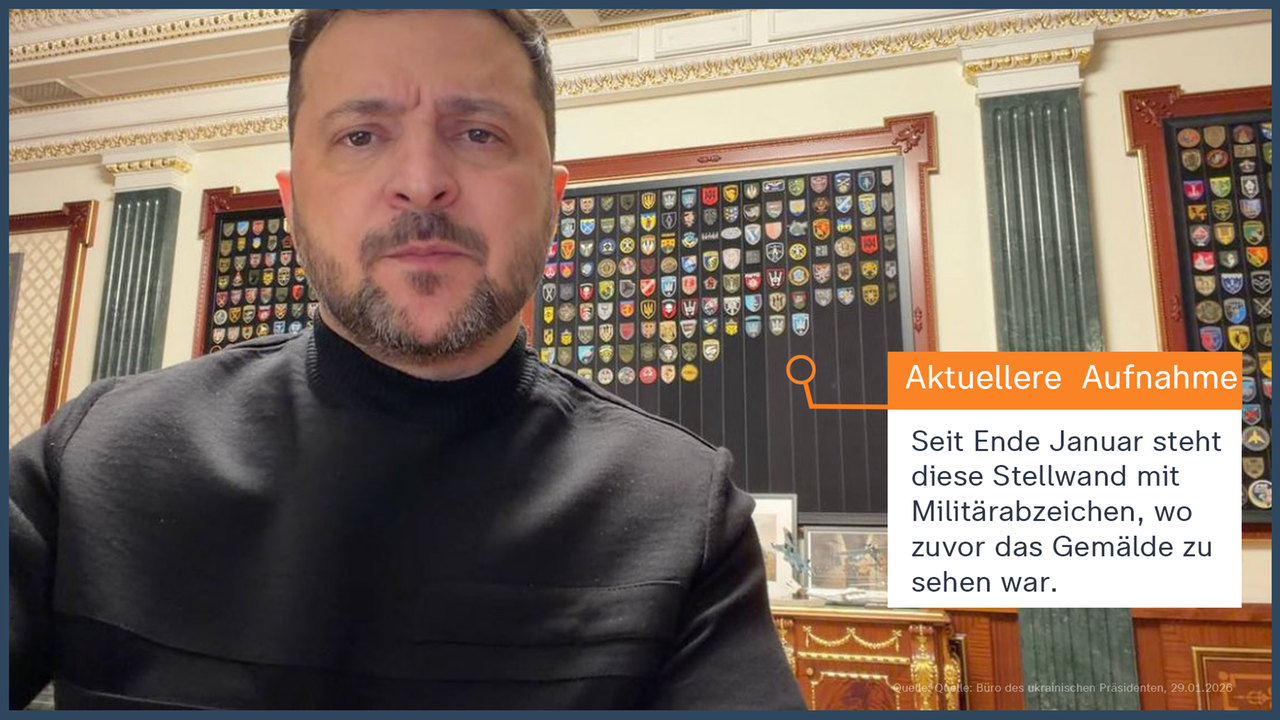 Selenskyjs Büro im Januar 2026