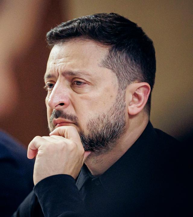 Präsident der Ukraine, Wolodymyr Selenskyj in Kiew.  