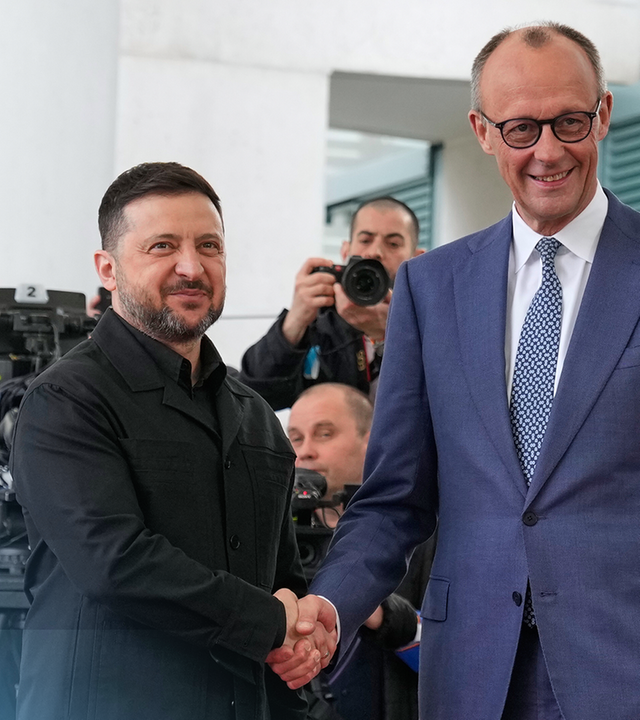 Friedrich Merz und Wolodymyr Selenskyj