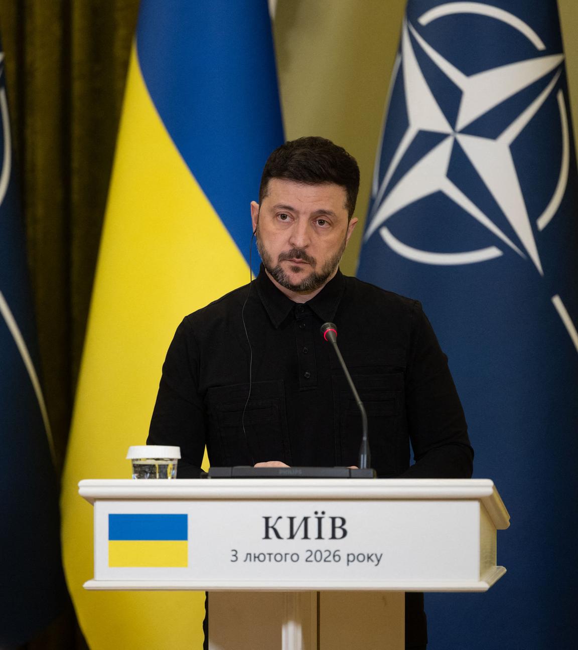 Selenskyj am Rednerpult
