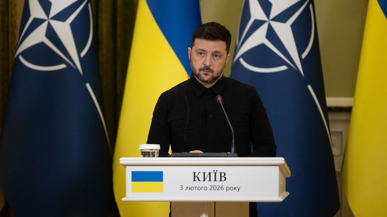 Selenskyj am Rednerpult