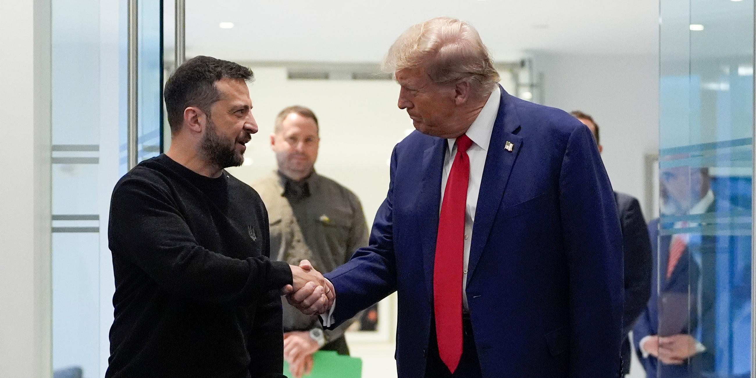 Wolodymyr Selenskyj und Donald Trump