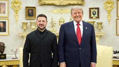 Der ukrainische Präsident Wolodymyr Selenskyj und US-Präsident Donald Trump haben sich zu einem Gespräch im Weißen Haus getroffen.