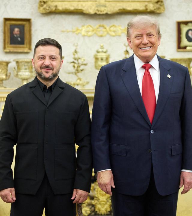 Der ukrainische Präsident Wolodymyr Selenskyj und US-Präsident Donald Trump haben sich zu einem Gespräch im Weißen Haus getroffen.