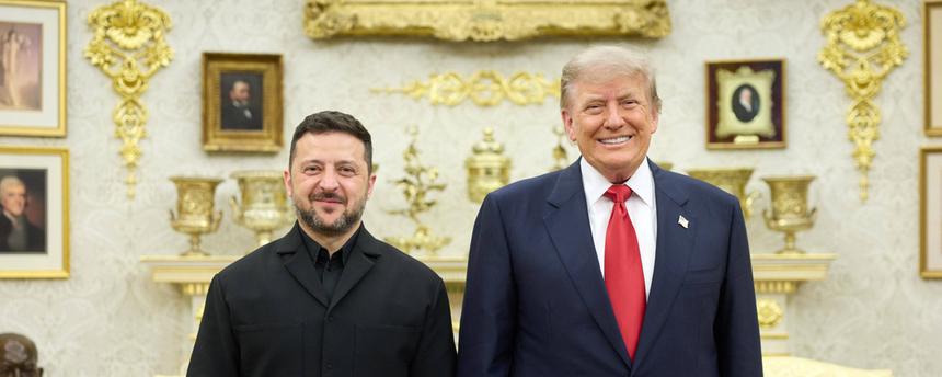 Der ukrainische Präsident Wolodymyr Selenskyj und US-Präsident Donald Trump haben sich zu einem Gespräch im Weißen Haus getroffen.