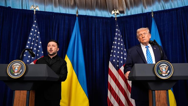 US-Präsident Donald Trump empfängt Präsident Wolodymyr Selenskyj in Florida