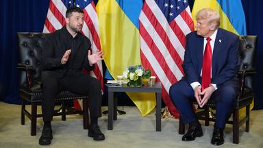 US-Präsident Donald Trump trifft sich mit dem ukrainischen Präsidenten Wolodymyr Selenskyj, am Rande der Generaldebatte der UN-Vollversammlung.